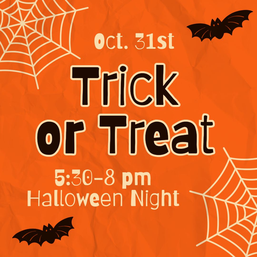 Citywide trick-or-treat hours are set for Halloween night from 5:30 to 8 p.m. October 31