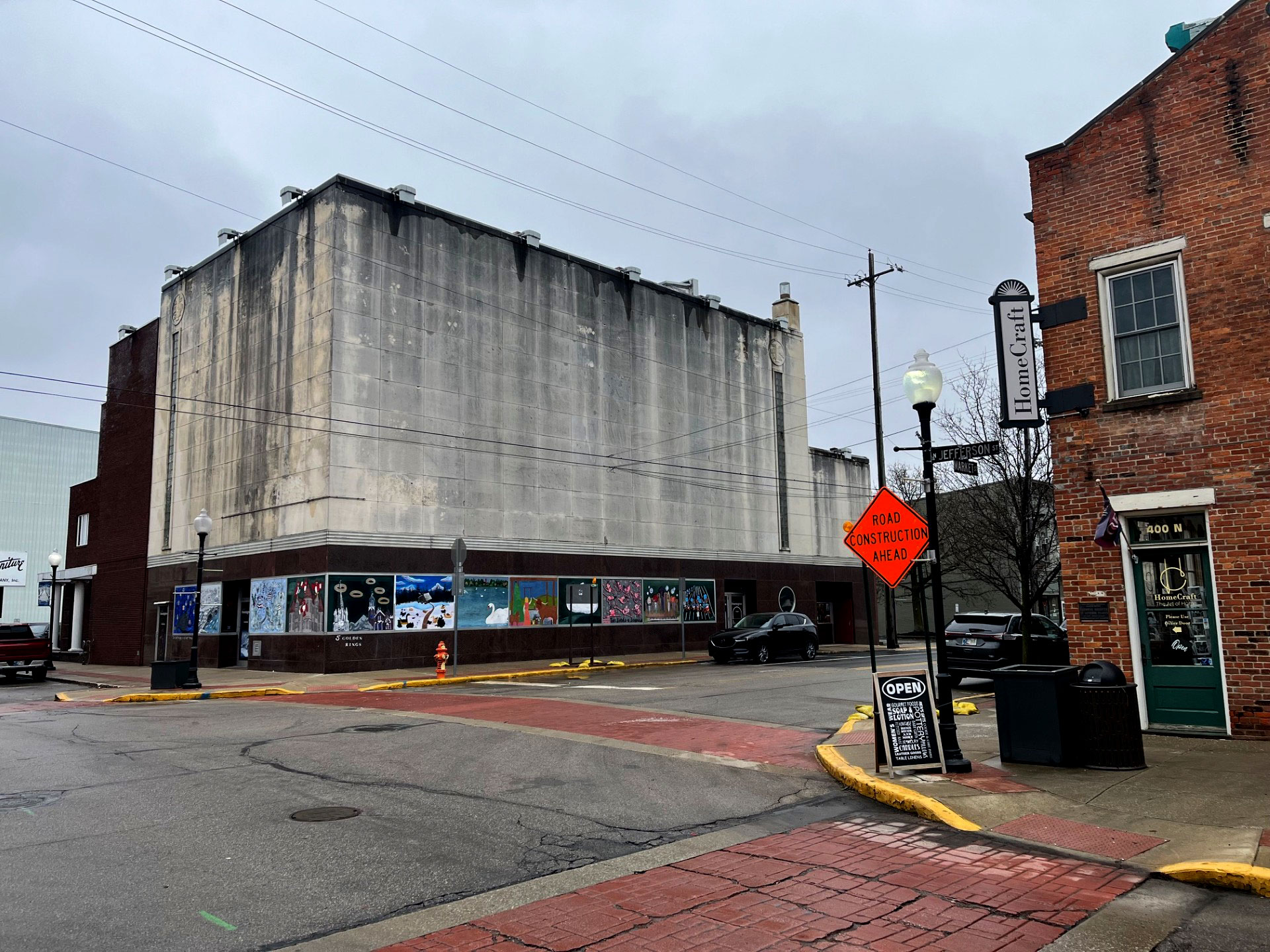 A photo buildings in Downtown Huntington